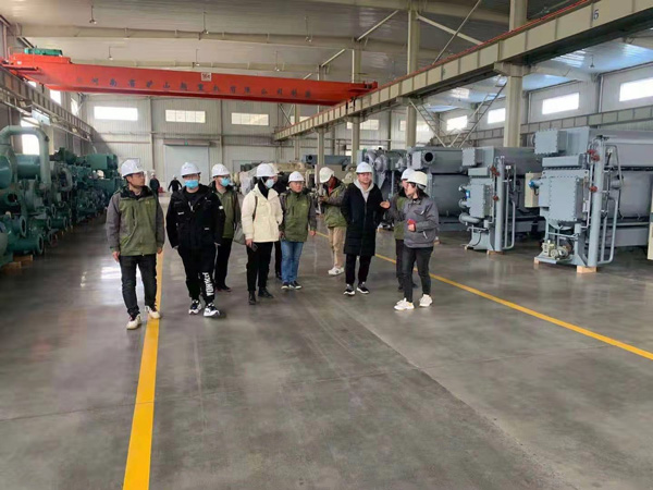 南陵公司前往镇江市富来尔制冷工程技术有限公司参观学习